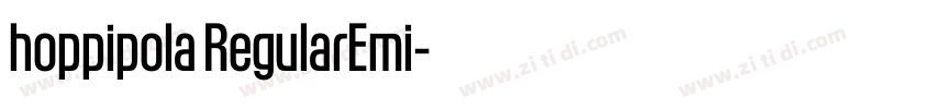 hoppipola RegularEmi字体转换